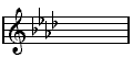 As-Dur Tonleiter, 4 b