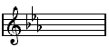 Es-Dur Tonleiter, 3 b